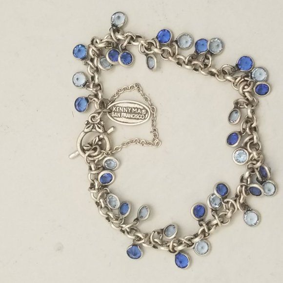 Kenny Ma Jewelry - Kenny Ma San Francisco Bracelet Blue Crystal